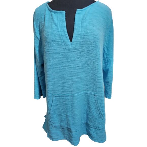 Blue V Neck Lightweight Sweater Size XL - Picture 1 of 4